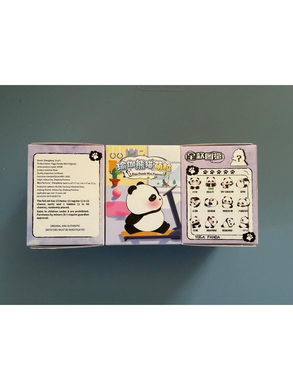 Panda Blind Box Figure Factory Sealed YOGA PANDA New Lot of 3 New